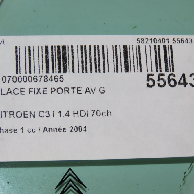occasion CITROEN C3 I Phase 1 04-2002->10-2005 1.4 HDI 70ch 9201C0 3