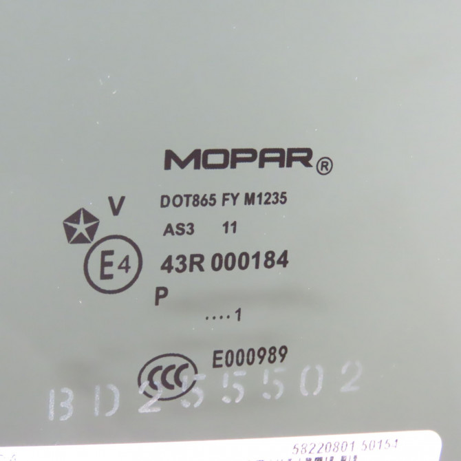 Glace porte ar g occasion JEEP 146 Phase 1 04-1995->04-1999 2.2 CRD 136ch 2