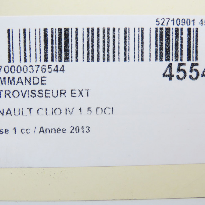 Commande rétroviseurs extérieures électriques occasion RENAULT CLIO IV Phase 1 07-2012->... 1.5 DCI 90ch 255706283R 5