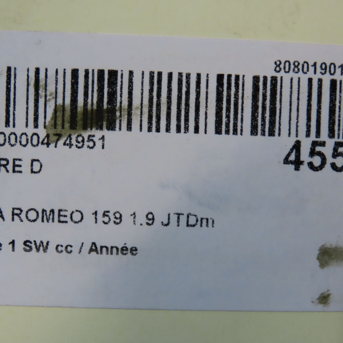 Phare droit occasion ALFA ROMEO 159 Phase 1 04-1995->04-1999 1.9 JTDm 120ch 60682088 6