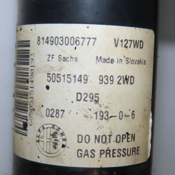 Amortisseur avant droit occasion ALFA ROMEO 159 Phase 1 04-1995->04-1999 1.9 JTDm 120ch 50515149 4