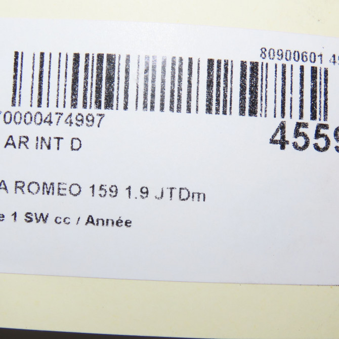Feu arrière intérieur droit occasion ALFA ROMEO 159 Phase 1 04-1995->04-1999 1.9 JTDm 120ch 50504819 5