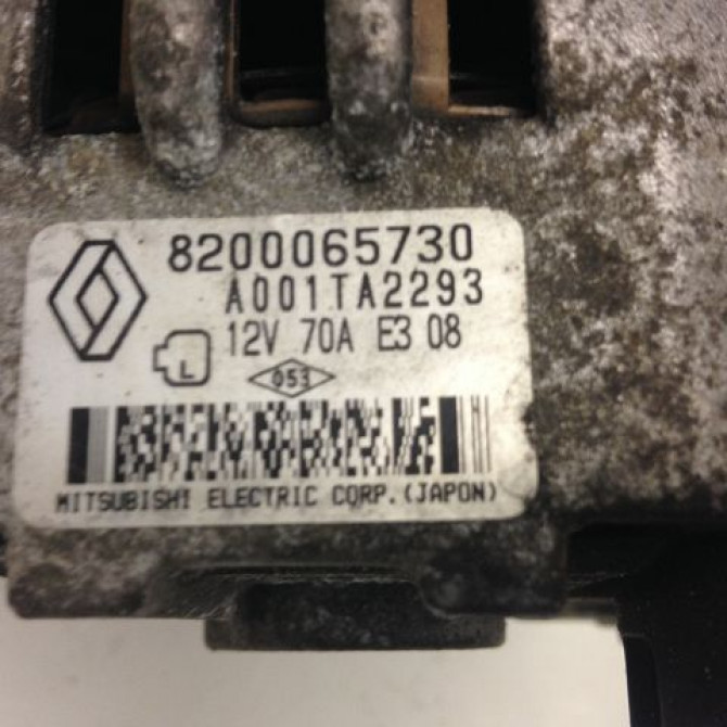 Alternateur occasion RENAULT CLIO II Phase 2 06-2001->07-2006 1.2 16v 8200660044 4