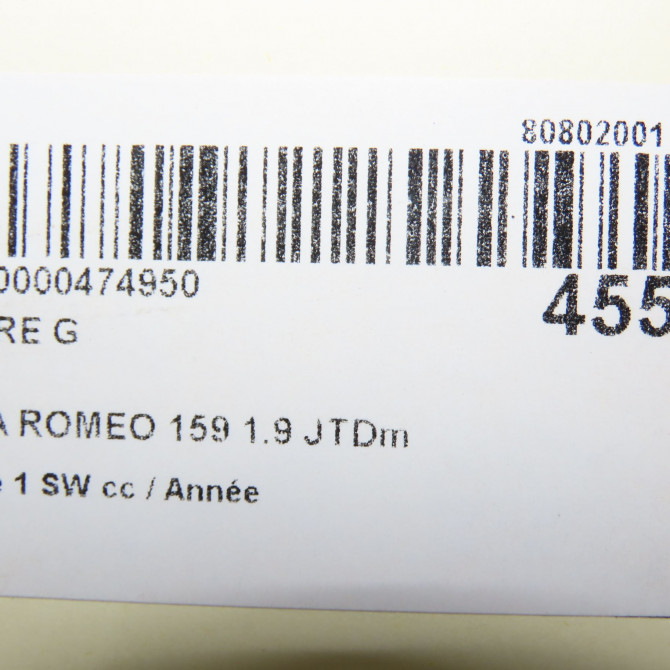 Phare gauche occasion ALFA ROMEO 159 Phase 1 04-1995->04-1999 1.9 JTDm 120ch 60682089 6