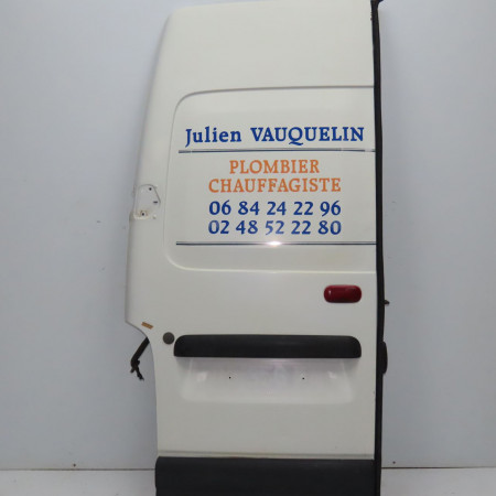 Porte battante arrière gauche occasion RENAULT MASTER II Phase 3 06-2006->04-2010 2.5 DCI 100ch 7751477913