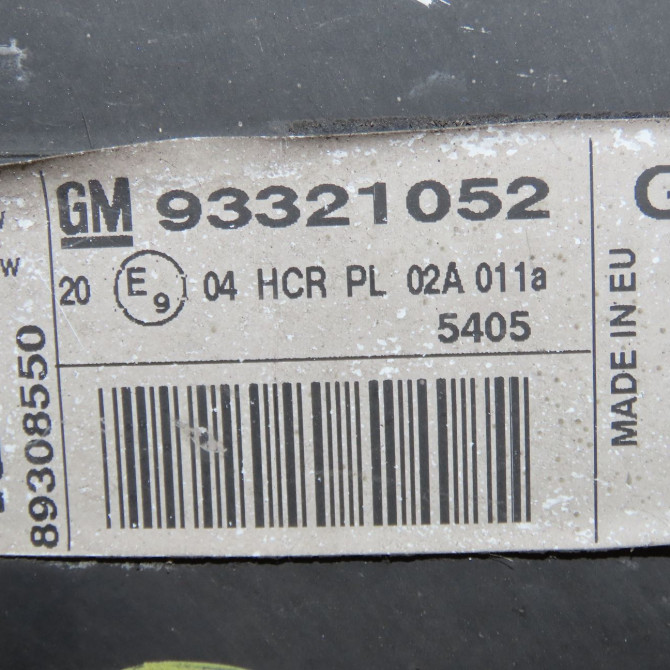 Phare gauche occasion OPEL MERIVA I Phase 1 04-2003->12-2005 1.7 CDTI 93175364 4