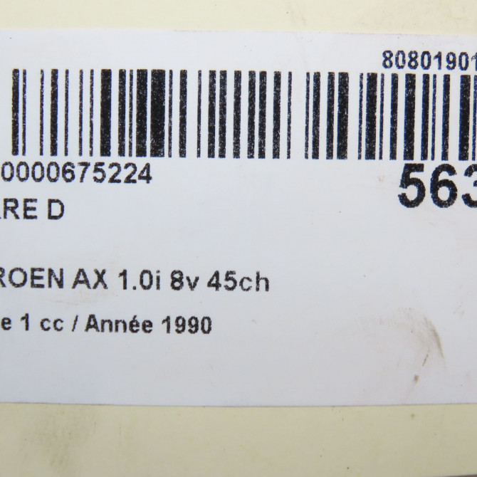 Phare droit occasion CITROEN AX Phase 1 01-1987->06-1991 1.0i 8v 45ch 95625003 5