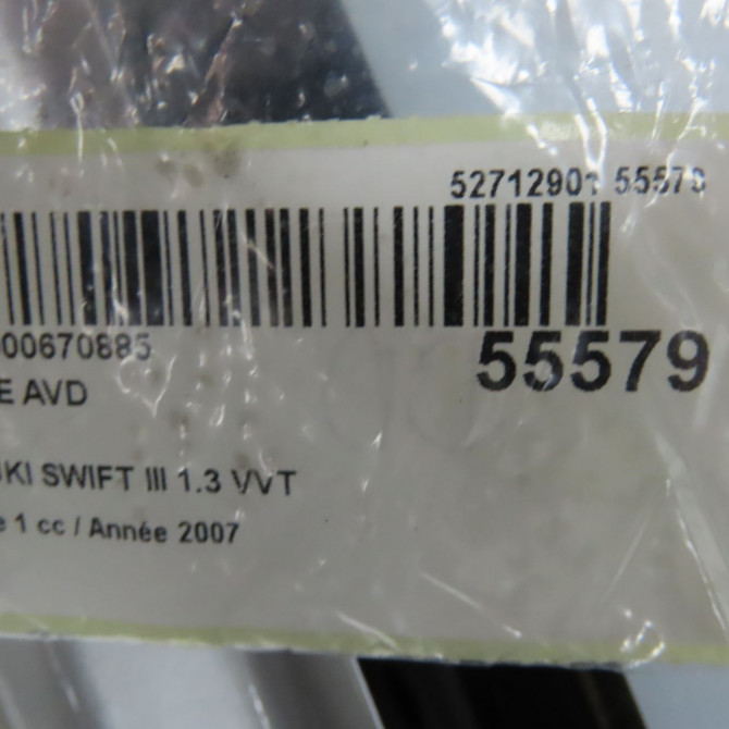 Porte avant droite occasion SUZUKI SWIFT III Phase 1 03-2005->09-2011 1.3 VVT 6800162K00 5