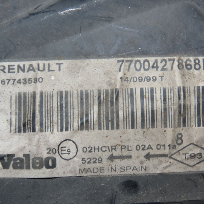 Phare droit occasion RENAULT MEGANE I Phase 2 03-1999->06-2003 1.9 D 260100851R 3