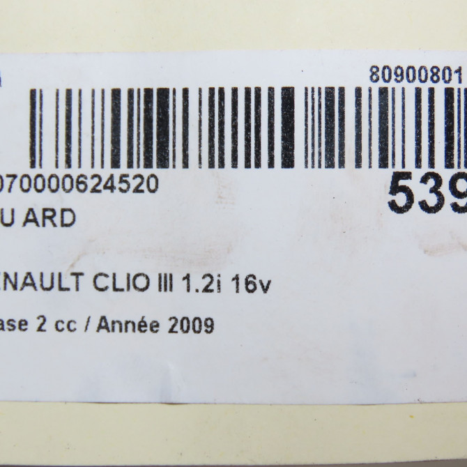 Feu arrière droit occasion RENAULT CLIO III Phase 2 03-2009->12-2014 1.2i 16v 75ch 8200886946 6