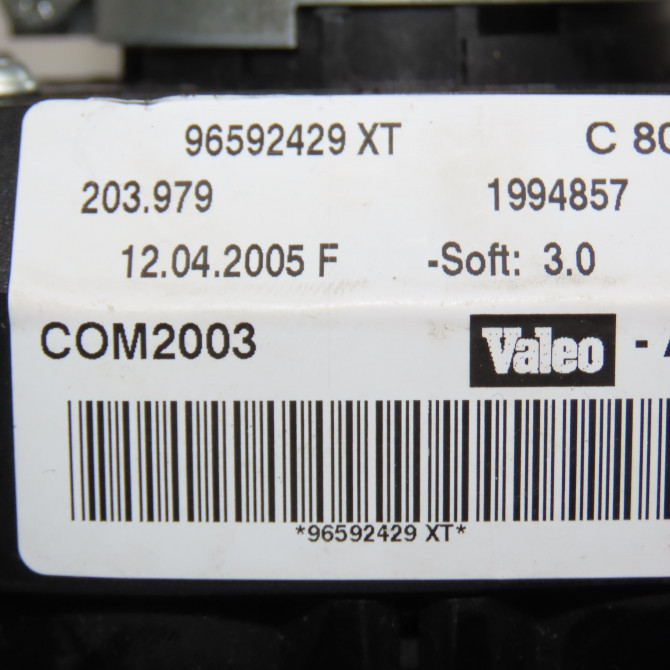 Bloc commodos occasion PEUGEOT 407 phase 1 SW 07-2004->07-2008 2.0 HDI 136ch 6242S9 5