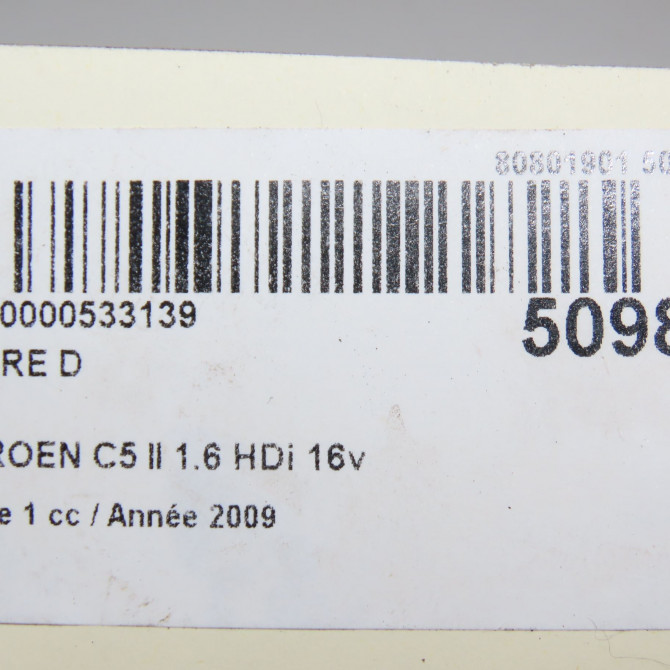 Phare droit occasion CITROEN C5 II Phase 1 04-2008->... 1.6 HDi 16v 110ch 6206R6 7