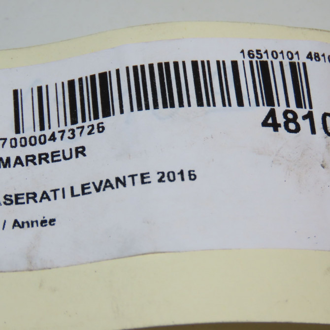 Démarreur occasion MASERATI LEVANTE 9062302 6
