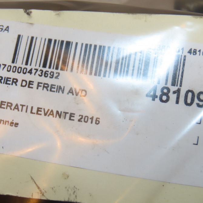 Etrier de frein avant droit occasion MASERATI LEVANTE 44205883 4