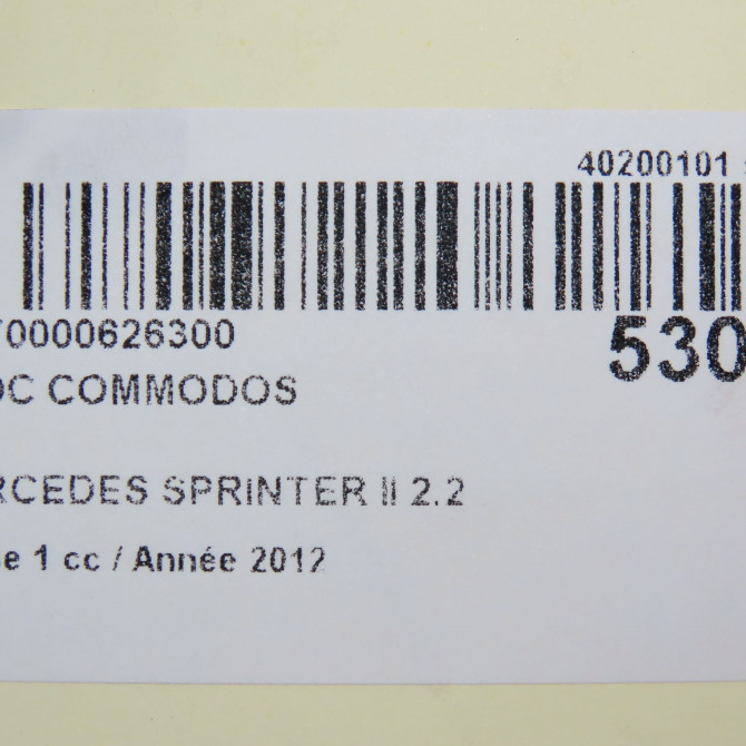 Bloc commodos occasion MERCEDES SPRINTER II Phase 1 06-2006->... 2.2 CDI 129ch 9065402545 6