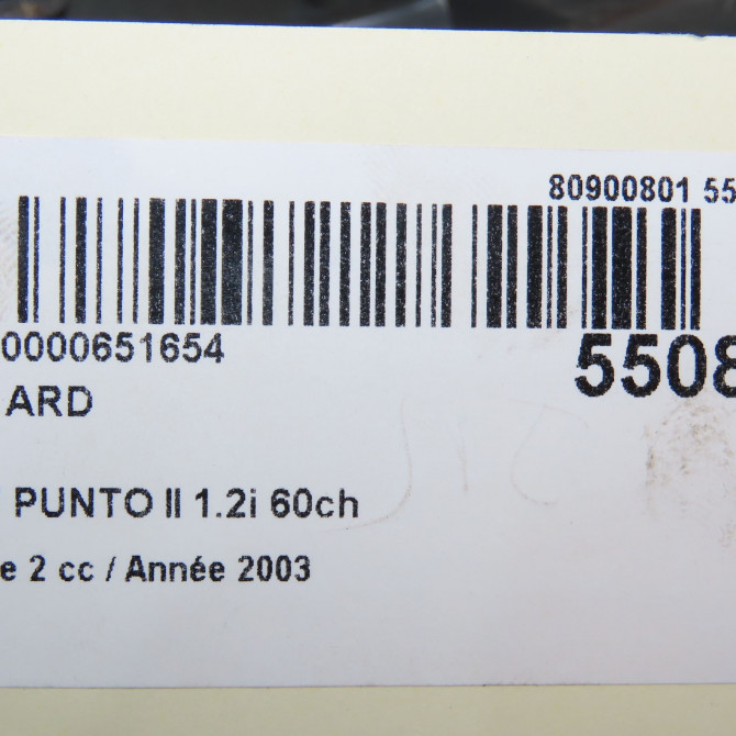 Feu arrière droit occasion FIAT PUNTO II Phase 2 05-2003->10-2009 1.2i 60ch 51721478 5