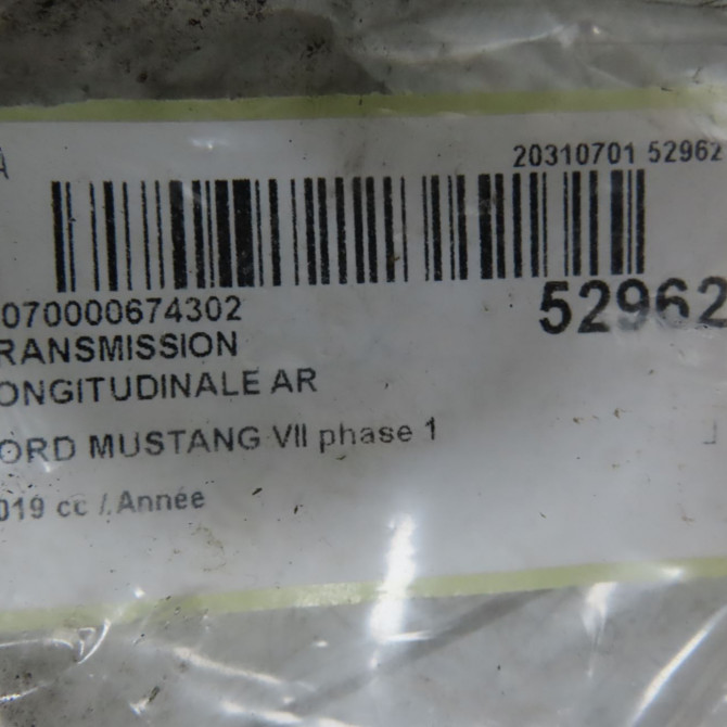 Transmission longitudinale ar occasion FORD MUSTANG VII phase 1 06-2015->... 2474866 6