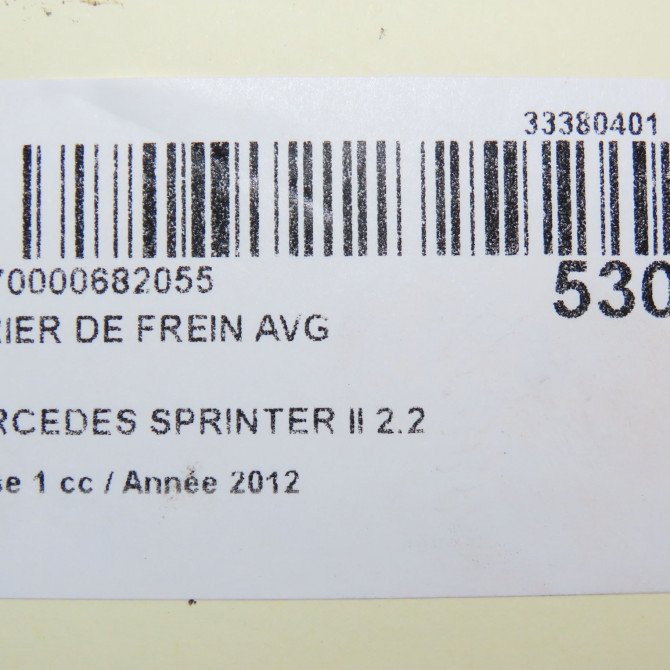 Etrier de frein avant gauche occasion MERCEDES SPRINTER II Phase 1 06-2006->... 2.2 CDI 129ch 44205583 7