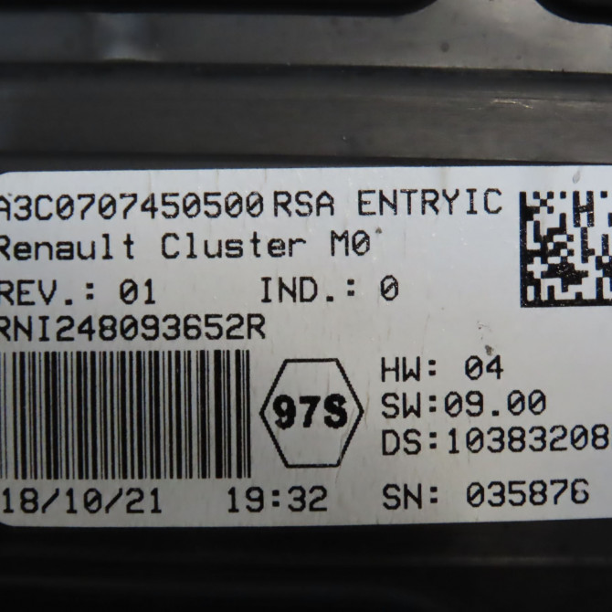 Compteur occasion  248096232R 4