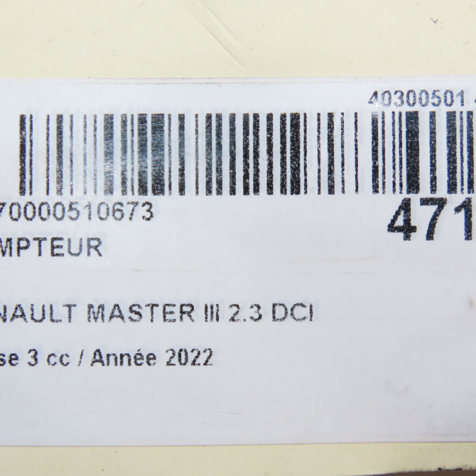 Compteur occasion  248096232R 7