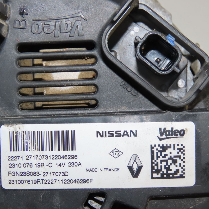 Alternateur occasion RENAULT MASTER III 231007619R 6