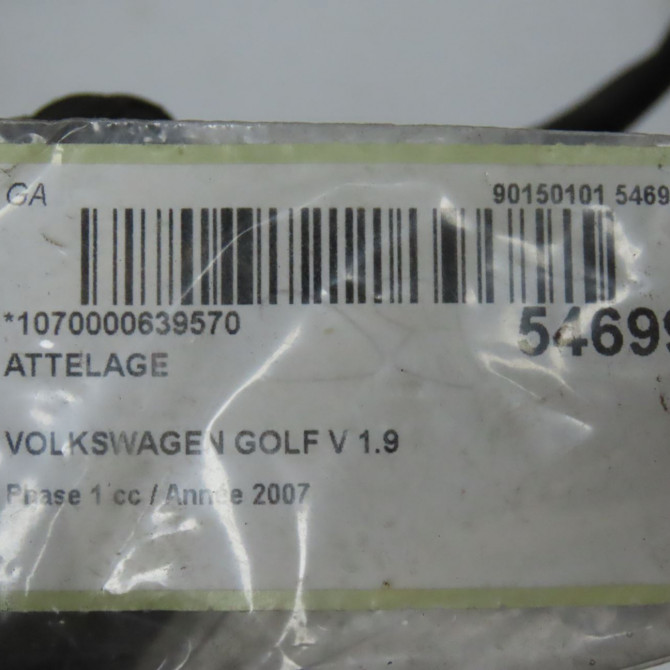 Attelage occasion VOLKSWAGEN GOLF V Phase 1 11-2003->10-2008 1.9 TDI 105ch 6