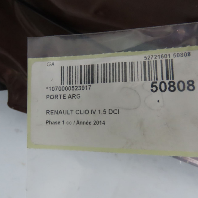 Porte arrière gauche occasion RENAULT CLIO IV Phase 1 07-2012->... 1.5 DCI 90ch 821016892R 4