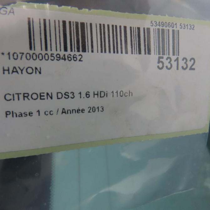 Hayon occasion CITROEN DS3 Phase 1 11-2009->03-2014 1.6 HDi 110ch 8701CV 4