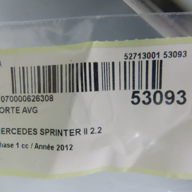 Porte avant gauche occasion MERCEDES SPRINTER II Phase 1 06-2006->... 2.2 CDI 129ch 906720000528 7