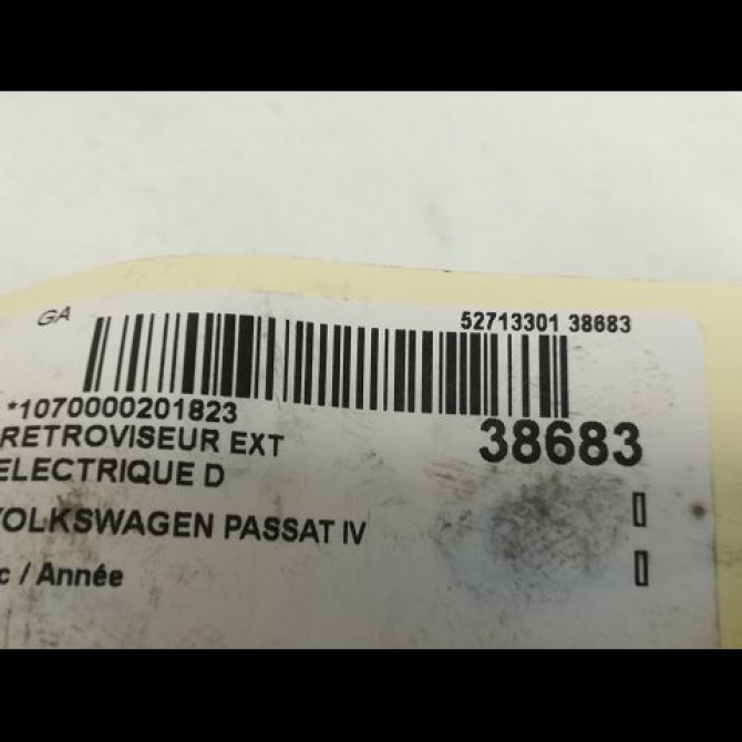 Retroviseur exterieur electrique droit occasion VOLKSWAGEN PASSAT IV 3B1857508F01C 3