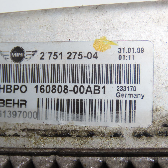 Radiateur occasion MINI MINI II Phase 1 09-2006->12-2010 1.6 D 110ch 17112751275 3