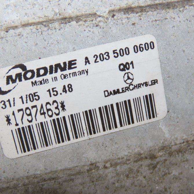 Echangeur air occasion MERCEDES CLASSE SLK II Phase 1 03-2004->04-2008 200K 163ch 2035000600 3