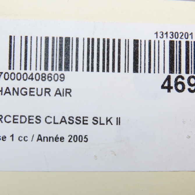 Echangeur air occasion MERCEDES CLASSE SLK II Phase 1 03-2004->04-2008 200K 163ch 2035000600 5