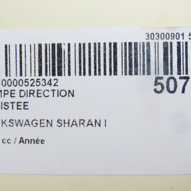 Pompe direction assistee occasion VOLKSWAGEN SHARAN I Phase 3 01-2004->09-2010 7M3145157 7