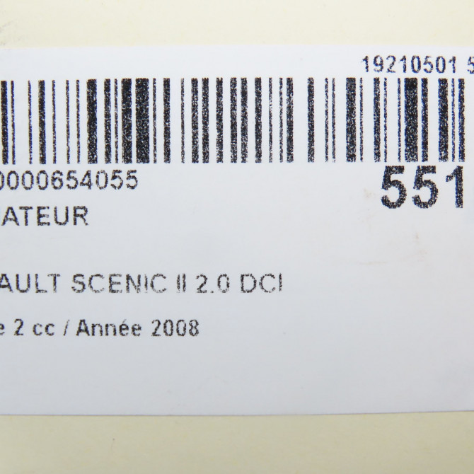 Radiateur occasion RENAULT SCENIC II Phase 2 09-2006->04-2009 2.0 DCI 150ch 8200325007 5