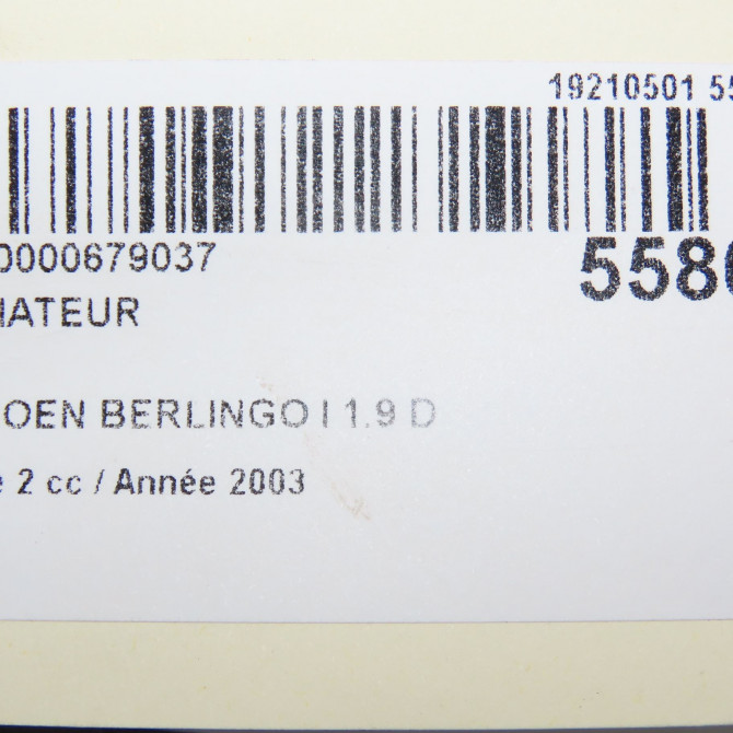 Radiateur occasion CITROEN BERLINGO I Phase 2 11-2002->10-2010 1.9 D 9835996080 4