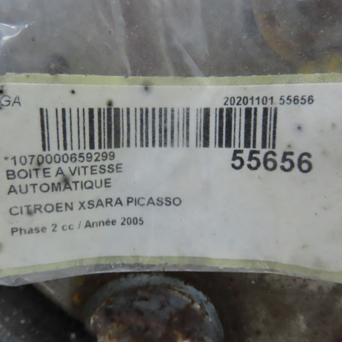 Boîte à vitesse automatique occasion CITROEN XSARA PICASSO Phase 2 02-2004->12-2010 2.0i 136ch 223187 7