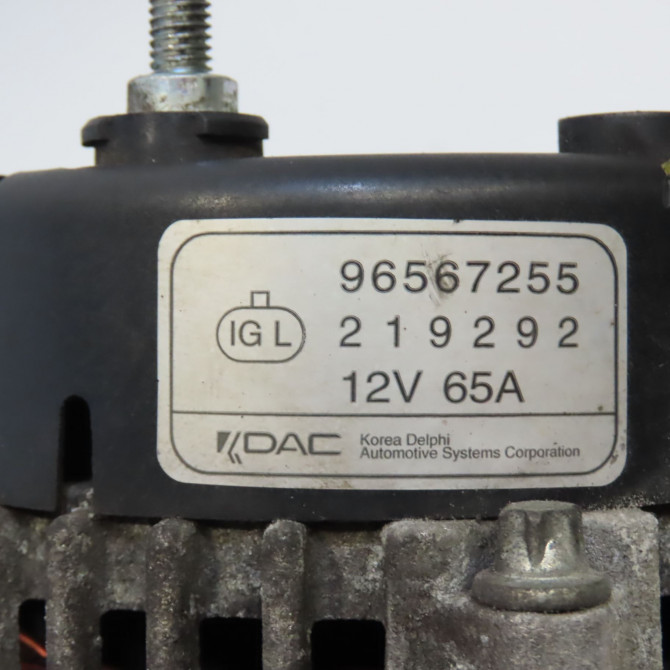 Alternateur occasion CHEVROLET MATIZ II Phase 1 06-2005->09-2009 0.8i 96567255 7