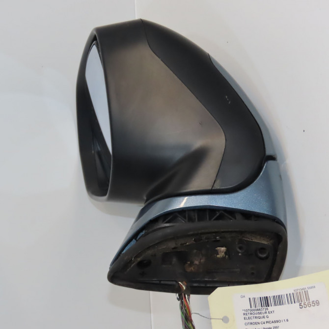 Retroviseur exterieur electrique gauche occasion CITROEN C4 PICASSO I Phase 1 01-2007->10-2013 1.6 HDi 16v 110ch 8153VQ 4
