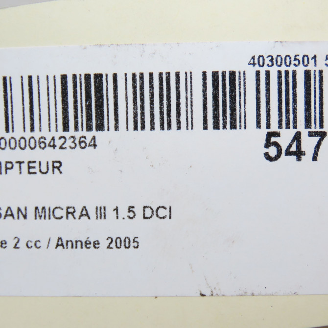 Compteur occasion NISSAN MICRA III Phase 2 11-2005->11-2007 1.5 DCI 86ch 24810BC68B 6