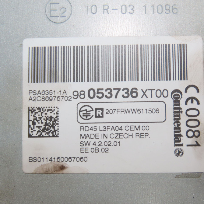 Autoradio occasion CITROEN BERLINGO II Phase 2 01-2012->01-2015 1616144980 4