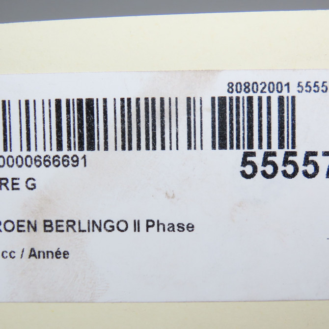 Phare gauche occasion CITROEN BERLINGO II Phase 2 01-2012->01-2015 9806306180 6