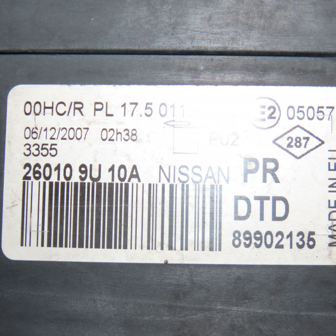Phare droit occasion NISSAN NOTE I Phase 1 03-2006->03-2009 1.5 DCI 86ch 260109U10A 3