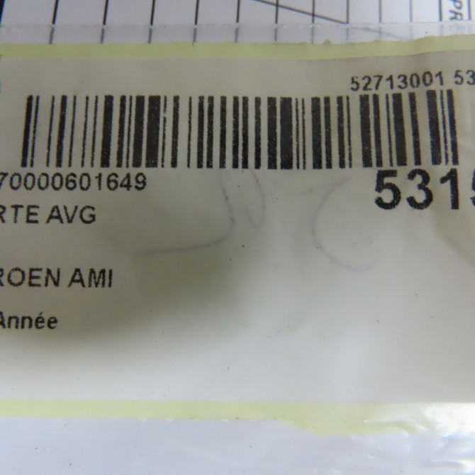 Porte avant gauche occasion CITROEN 9842749880 3