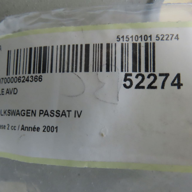 Aile avant droite occasion VOLKSWAGEN PASSAT IV Phase 2 10-2000->03-2005 1.9 TDI 130ch 3B0821106E 6