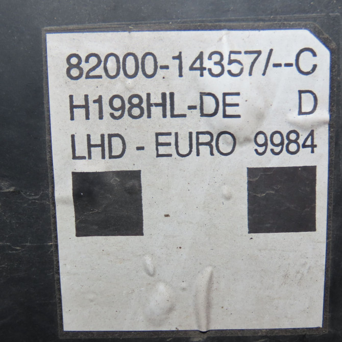 Phare gauche occasion RENAULT VELSATIS Phase 1 01-2002->04-2005 2.0i 165ch 7701051087 5