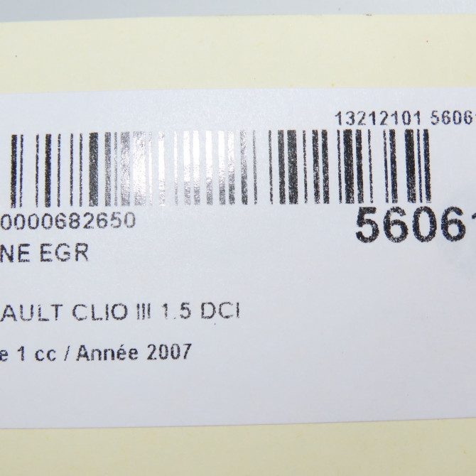 Vanne EGR occasion RENAULT CLIO III Phase 1 09-2005->03-2009 1.5 DCI 70ch 8200561269 6