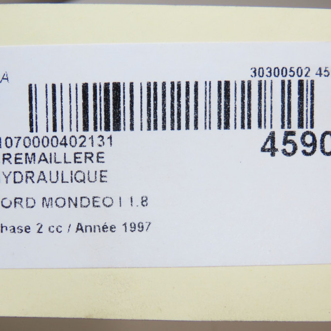 Cremaillere hydraulique occasion FORD MONDEO I Phase 2 10-1996->09-2000 1.8 3916177 6