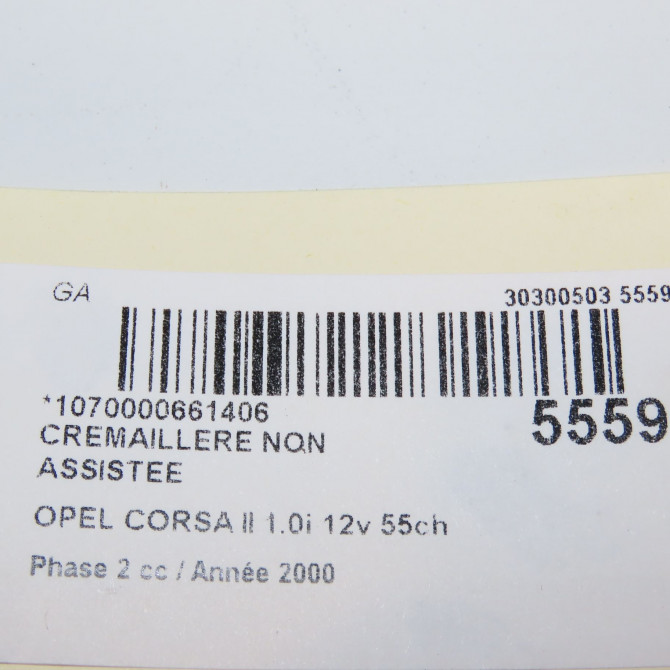 Cremaillere non assistee occasion OPEL CORSA II Phase 2 04-1997->10-2000 1.0i 12v 55ch 26063115 6