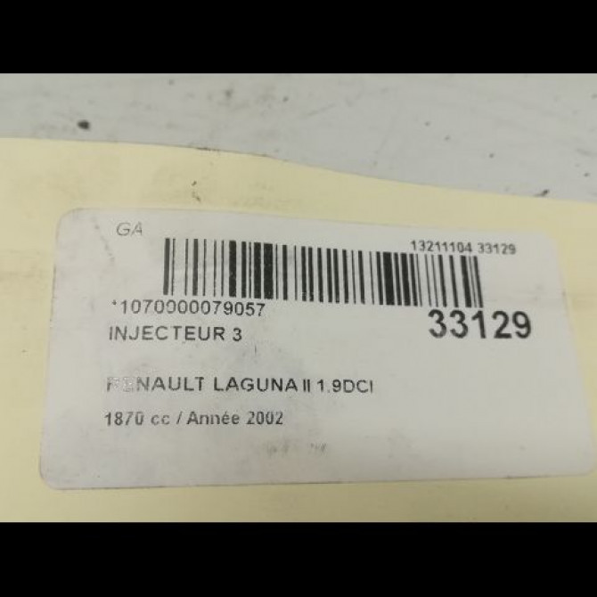 occasion RENAULT LAGUNA II Phase 1 11-2000->03-2005 1.9 DCI 120ch 3